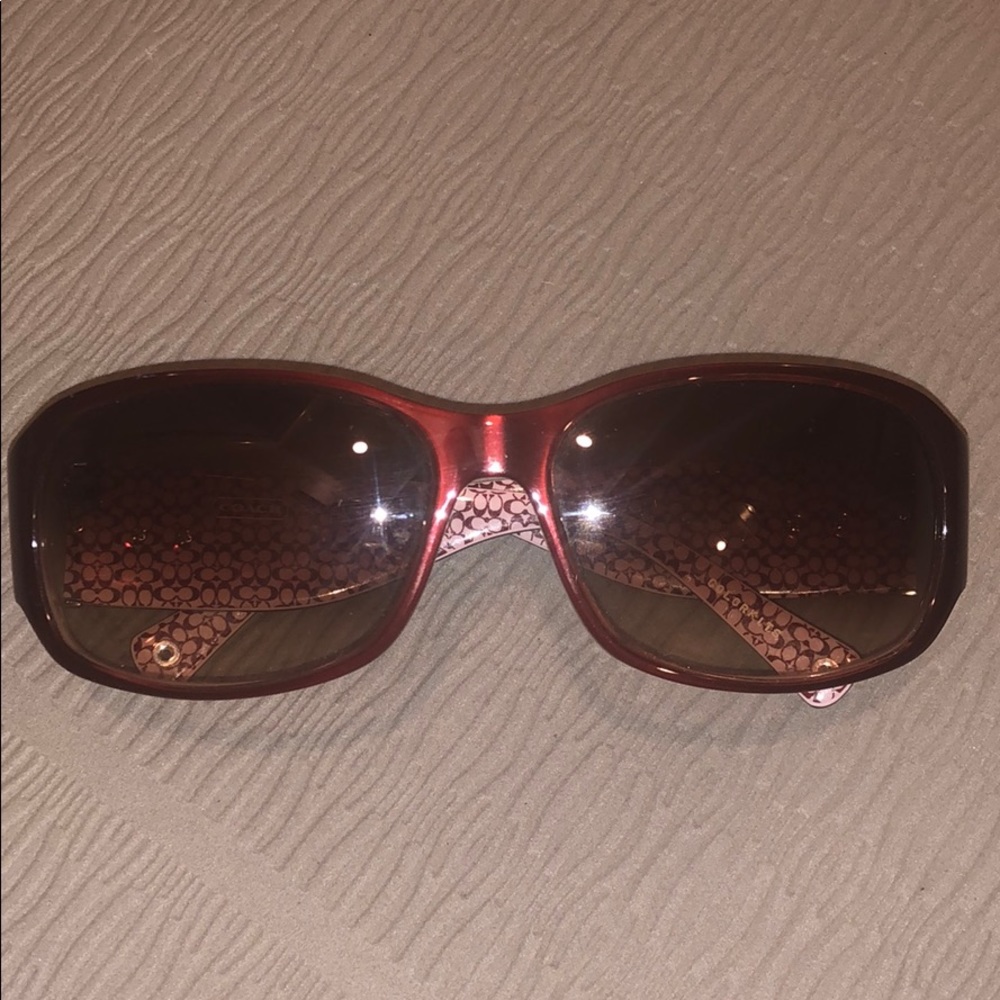 EUC Coach Rhonda Burgundy (S831) Sunglasses